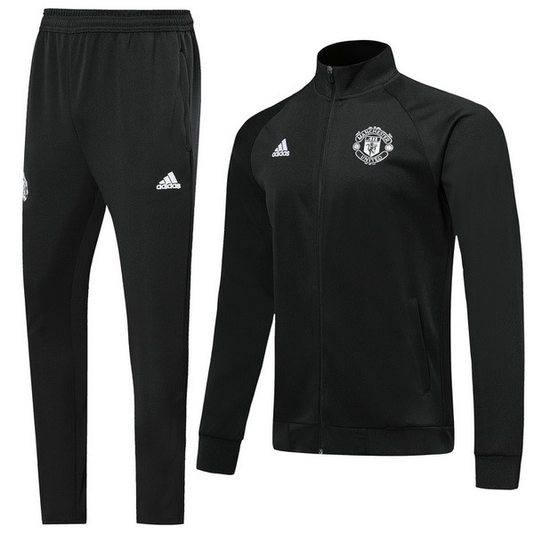 Chandal Del Manchester United 2019-2020 Negro Blanco